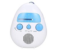 Gosera Shower Radio Waterproof Audio Portable AM/FM Radio Speaker Bathroom Shower Radios for Home Bathroom Outdoor