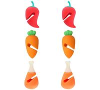 Gosera Silicone Pot Lid Anti-Spill Rack Set Heat- Anti-Overflow Stoppers Pot Cover Lifter Holder Set Kit Kitchen Tool, Gadget