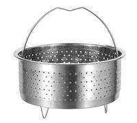 Gosera Stainless Steel Steamer Basket Rice Cooker for Instant Cooker with Handle Pressure Cooker Rice Steamer