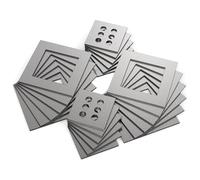 Gosera Steel Welding Practice Coupons 24-Piece Kit Ideal for Beginners Comprehensive Skill Enhancement Training Set