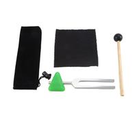 Gosera Tuning Fork 528Hz Tuning Forks with Hammer and Cleaning Cloth for Healing Chakra Sound Healing Musical Tuning Fork