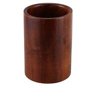 Gosera Utensil Holder, Wooden Kitchen Cooking Utensils Holder for Spoons,Spatulas, Countertop Dining Table Desk, 3.4 x 3.4 x 5 Inch