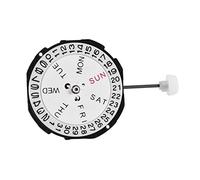 Gosera Watch Movement, Three Hands Movement Movement Quartz Watch Movement, SL28 for Watch Repair Accessory Men(Dual Calendar)