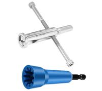 Gosera Wire Twisting Tool Wire Stripper and Twister for Twist Wire Tool with 1/4inch Chuck Plastic+Metal