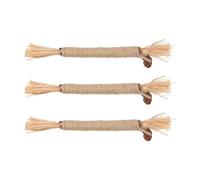 Gosgjmep Cat Grooming Stick - Set of 3 Fun Stimulating Chew Resistant Kitty Supplies Cat Toothpaste Sticks - Convenient for Home, On the Go, Travel, Anywhere