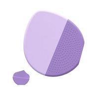 Gosgjmep Foundation Brush, Flat Silicone Cosmetic Applicator | Cream Foundation Brush | For Enthusiasts Beginners Artists Practice Precision Work Travel Night Makeup