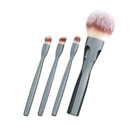 Gosgjmep Makeup Brush Set | 4-in-1 Synthetic Hair Portable, Women’s Makeup Brush Set for Blending Face Powder, Blush and Eyeshadow, Great for a variety of occasions such as home, office, travel