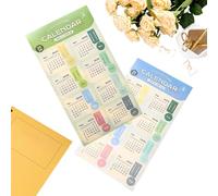 Gosgjmep Planner Calendar Stickers - 2 Sheets Schedule Management | Monthly Planner Calendar Sticker | Journal, Notebook, Scrapbooking, School, Teens, College Students, Kids