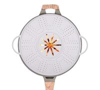 Gosgjmep Silicone Splash Proof Cover, Silicone Greaseproof Net for 25-30cm | Oil Splash Proof Lid for Stove, Baking, Food Strainer, Kitchen, Cooking, Colonder, Bread, Pot, Steamer