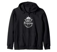 Gosh, Being a Princess is So Exhausting Royal Fatigue Zip Hoodie