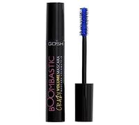 GOSH Boombastic Crazy Mascara for extreme volume and long lashes I Volume mascara with precise brush head I Lashes without clumps I Long-lasting, skin-friendly, vegan & fragrance-free I 02 Crazy Blue