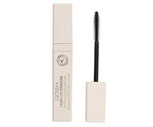 GOSH Lash Extension Mascara Black I Mascara for Extra Length and Maximum Volume with Integrated Mirror for on the Go I Smudge-proof Mascara - Vegan, Fragrance-Free & Allergy-Certified