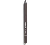 GOSH Neon Blue Eyeliner Matte I Waterproof Eyeliner Pencil I Soft & Creamy for Easy Application I Highly Pigmented Eye Pencil I Longlasting & Transferproof I Vegan & Perfume-free I 014 Chocolate Brown