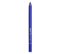GOSH Neon Blue Eyeliner Matte I Waterproof Eyeliner Pencil I Soft & Creamy for Easy Application I Highly Pigmented Eye Pencil I Longlasting & Transferproof I Vegan & Perfume-free I 008 Crazy Blue