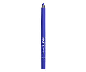 GOSH Neon Blue Eyeliner Matte I Waterproof Eyeliner Pencil I Soft & Creamy for Easy Application I Highly Pigmented Eye Pencil I Longlasting & Transferproof I Vegan & Perfume-free I 008 Crazy Blue