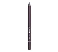 GOSH Plum Eyeliner Matte I Waterproof Eyeliner Pencil I Soft & Creamy for Easy Application I Highly Pigmented Eye Pencil I Longlasting & Transferproof I Vegan & Perfume-free I 010 Black Violet