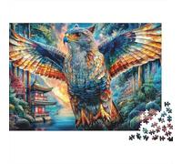 Goshawk Jigsaw Puzzle for Adults& Kids,1000 Pieces Challenge Toy Home Decoration for Adults& Kids Age 14 Years Up 70x50cm/1000pcs