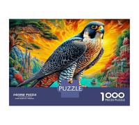 Goshawk Jigsaw Puzzles 1000 Pieces. Whimsical Challenge Toy for Adults Kids 52x38cm/1000pcs