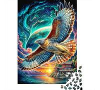 Goshawk Jigsaw Puzzles 1000 Pieces. Whimsical Challenge Toy for Adults Kids Age 14 Years Up 38x26cm/1000pcs