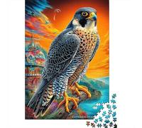 Goshawk Puzzle 1000 Pieces, Whimsical Challenge Toy Jigsaw Puzzles for Adults And Kids Age 14 Years Up 38x26cm/1000pcs