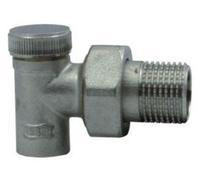 Goshe Angled Shutoff Valve 15mm X G1/2 Inch Male Bsp Soldered Radiator Heater