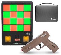 GoShot Laser Shooting Training System, VariShot Trainer Target with Point-of-Impact Display and Timed Games, Dry Fire Practice with SIRT Pistols, Class I Laser Output <0.396mW, Includes 2 Pistols