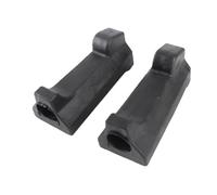 Goshyda 1 Pair Rubber Front Pedal Footrest Foot Pegs - Direct Replacement for Yamaha YBR 125, Durable & Comfortable