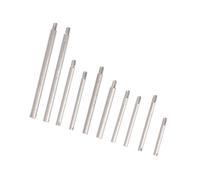 Goshyda 10 Sizes Watch Strap Screw Set Metal Watch Accessories for Various Brands, with Convenient Storage Box (50pcs)
