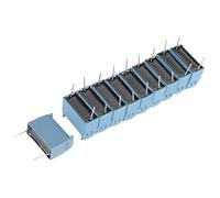 Goshyda 10Pcs Induction Cooker Capacitor 0.33uF 630V AC 1200V DC, Radial Lead Capacitor for High Voltage Inverter Resonant Circuits, Flame Retardant, Self Healing