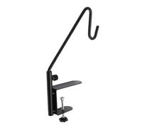 Goshyda 11 Inch Deck Railing Hook Heavy Duty Steel Deck Bird Feeder Hanger with 360 Degree Swivel Arm, Easy to Install, Robust Steel Construction