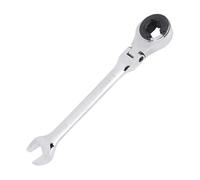Goshyda 13mm Open End Ratcheting Wrench, Ratcheting Spanner with 72 Teeth, 180° Adjustable Tubing Ratchet Wrench, for Fuel Brake Line Air Conditioning Pipe Nuts