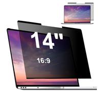 Goshyda 14 Inch Magnetic Laptop Privacy Screen, Removable Washable Anti Peeking Screen Protector, for Office Travel Business