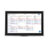 Goshyda 15.6in Wall Planner Digital Calendar Chore Chart, Touchscreen Interactive Display for Family Schedules, WiFi Electronic Picture Frame, APP Control Family Planner (UK)