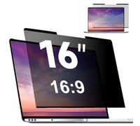 Goshyda 16 Inch Magnetic Laptop Privacy Screen, Removable Washable Laptop Privacy Filter Screen Protector for Computer Protection (16:9)
