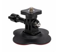Goshyda 180 Degree Flexible Adhesive Helmet Mount, Flexible Adhesive Mount with 1/4 Inch Screw Interface for Action 6 X5 X4 3 Flat Curved Surfaces Outdoor Filming