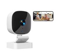 Goshyda 2K Window Camera, 2.4GHz 5GHz WiFi Indoor Outdoor Window Security Camera with AI Anti Glare PIR Motion Detection 2 Way Talk, for Home Pet Baby Monitoring