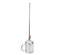 Goshyda 2L Drip Torch with Heavy Duty Cast Iron Fuel Tank, Double Bottom Fire Drip Torch for Burning Forestry, Controlled Ignition and Leakage Proof Design for Field Use