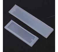 Goshyda 2pcs/Set Silicone Mold for Bookmark Making, Smooth and Flat Finished Products, Heat-Resistant and Cold-Resistant, Great for Gift Giving, for Crafters and Jewelry Designers