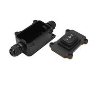 Goshyda 3 Position ON Off ON Rocker Switch 12V 16A IP68 | Universal for car, ABS shell with thickened copper contacts, Flame retardant V 1 grade, IP68