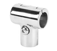Goshyda 316 Stainless Steel Boat Hand Rail Tee Fitting, 90 Degree 3 Way Handrail Pipe Connector, 7/8 Inch Marine Grade for Yacht Sailboat Deck Railings and Guardrails