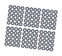 Goshyda 3D Scanning Markers, Tracking Dots for Motion, 12mm Inner 19mm Outer Diameter, Accurate Reflective Adhesive, for Gait Analysis, Industrial Metrology, Reusable Precut Sheets