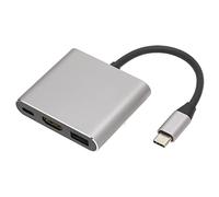 Goshyda 4K USB C to Hub, 3 in 1 USB C Adapter, USB 3.0, USB C Power Delivery, Compatible for OSX Laptop