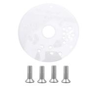 Goshyda 5 3/4in Router Base Plate Acrylic with Screws & Predrilled Holes, Fit for makita, PR10E, PR20EVS, GKF125CEN, DWP611PK, RT0701CX7, PCE6435 Etc