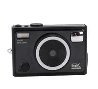 Goshyda 64MP 5K Photo Video Camera with Front Double Lens 2.8 Inch Touch Screen, Fill Light Touch Screen Beauty Camera for Selfies Landscapes (Black)