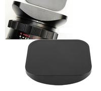 Goshyda 67mm Square Metal Lens Hood with Front Cap, Camera Lens Hood Shade for 67mm Threaded Lenses, Screw in Mount