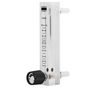 Goshyda -7 Flowmeter 1-10LPM Meter with Control Valve for Oxygen Air Gas, This Gas Meter Is Connected to Hose Made of Acrylic, It Is Transparent