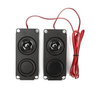 Goshyda 8Ω 5W Magnetic Speaker, Portable Heavy Bass Audio Cavity 40mm Internal Magnet Dual Speakers, DIY Mini Loudspeaker for LCD TV Monitor