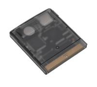Goshyda 8GB Retro Game Cartridge for GBC GB - Built in Memory, Drag & Drop, Auto Backup, Custom Buttons, (Transparent Black)