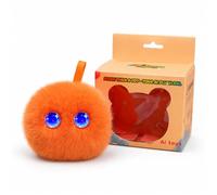 Goshyda AI Smart Stuffed Animal, 66 Language Real Time Talking Plush with Voice Recognition and Emotion Expression, Interactive Educational Companion for Kids (Orange)