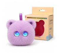 Goshyda AI Smart Stuffed Animal, 66 Language Real Time Talking Plush with Voice Recognition and Emotion Expression, Interactive Educational Companion for Kids (Purple)
